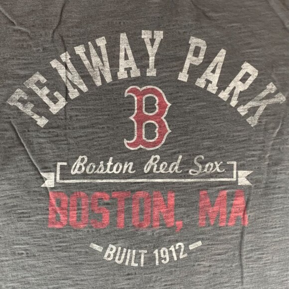 Boston Red Sox Fenway Park MLB Gray 47 Brand Short Sleeve Shirt Mens Large - Picture 2 of 5
